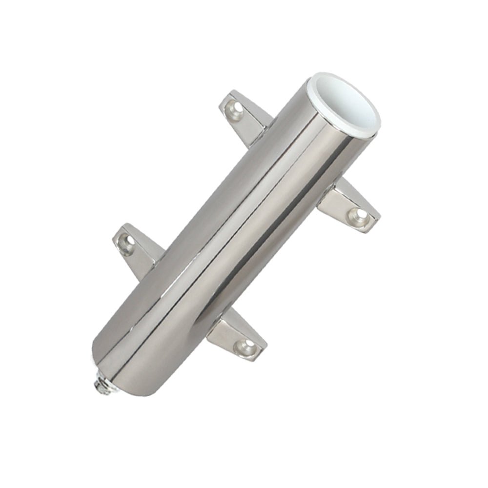 Lee's Stainless Steel Heavy Duty Bulkhead Mount w/Swivel Base 2.25" OD X 10.5" Tube [RH570] - Houseboatparts.com