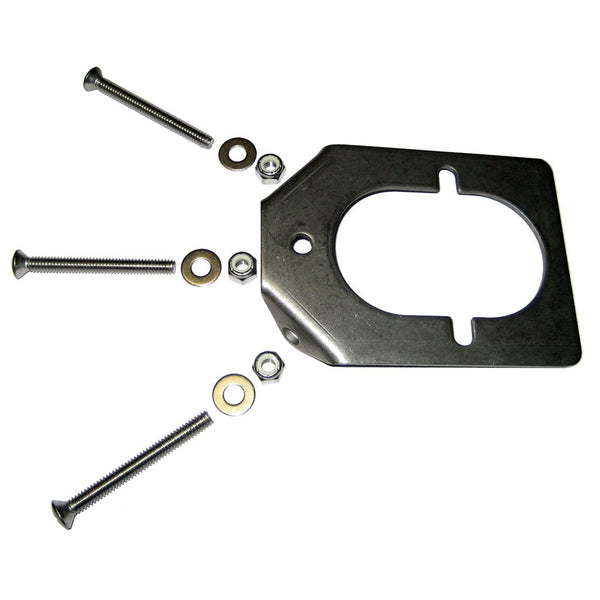 Lee's Stainless Steel Backing Plate f/Medium Rod Holders [RH5931] - Houseboatparts.com