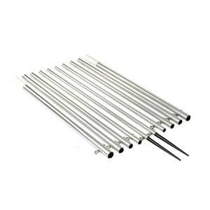Lee's 19' Extra Strong Bright Silver Outrigger Poles 2" OD [AP3519XS] - Houseboatparts.com