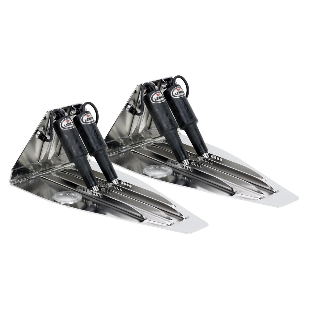 Lenco 21" x 14" High Performance Trim Tab Kit w/o Switch Kit 12V [15050-101] - Houseboatparts.com