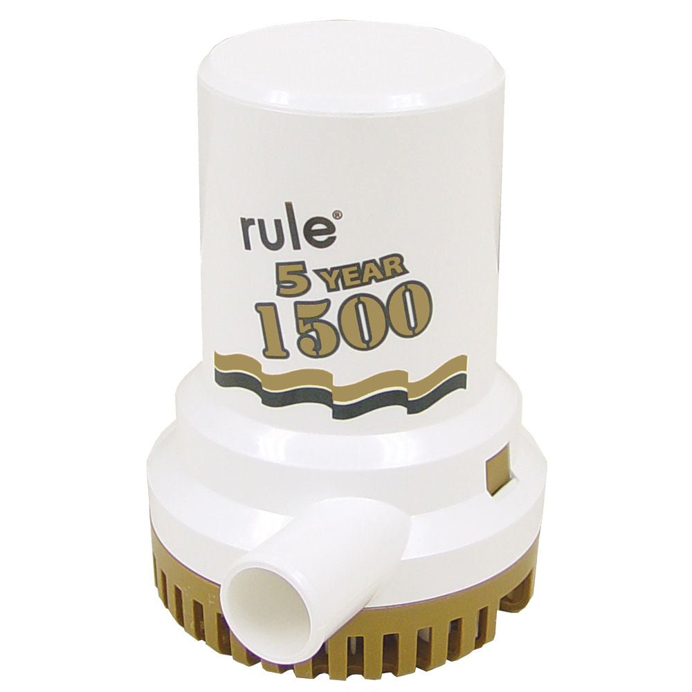 Rule 1500 G.P.H. "Gold Series" Bilge Pump [04] - Houseboatparts.com