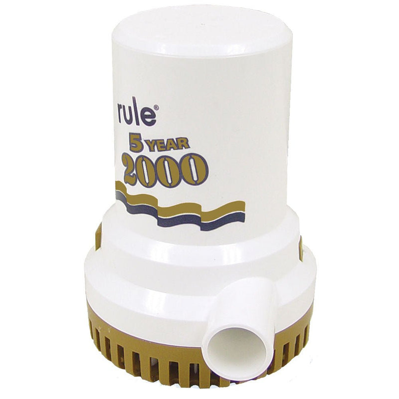 Rule 2000 G.P.H. "Gold Series" Bilge Pump [09] - Houseboatparts.com
