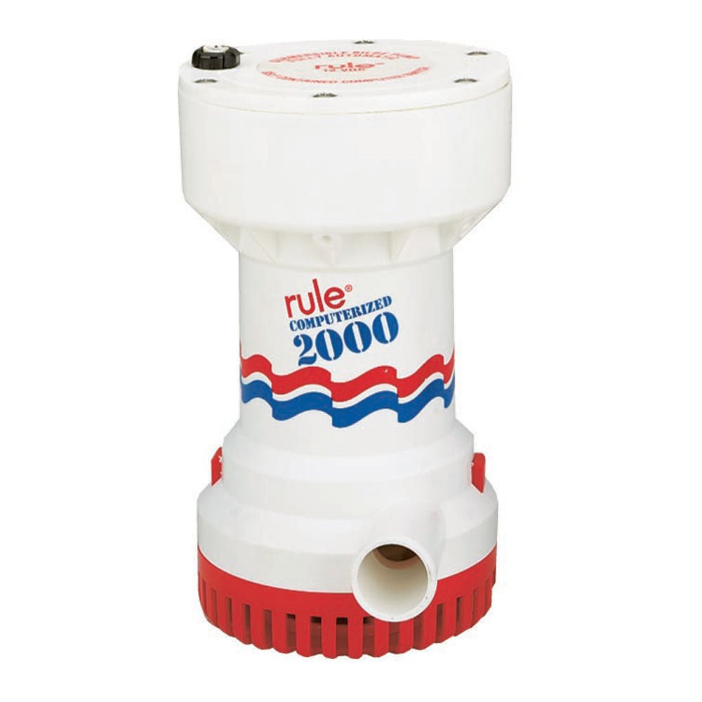 Rule 2000 G.P.H. Automatic Bilge Pump [53S] - Houseboatparts.com