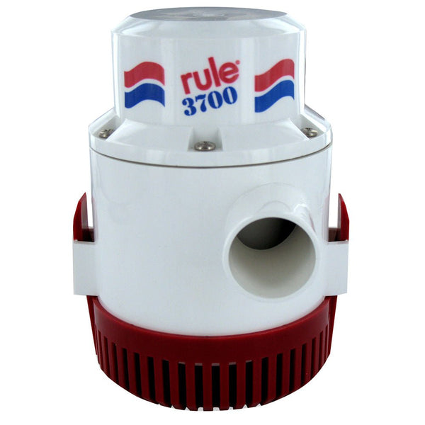 Rule 3700 G.P.H. Bilge Pump Non Automatic 12V [14A] - Houseboatparts.com