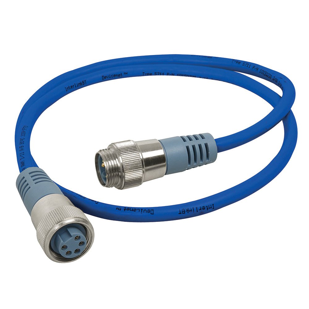 Maretron Mini Double Ended Cordset - Male to Female - 0.5M - Blue [NM-NB1-NF-00.5] - Houseboatparts.com