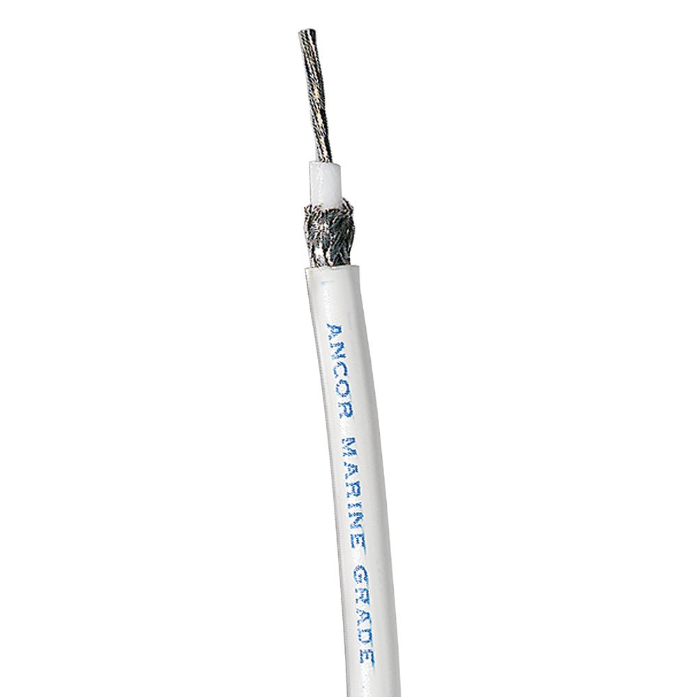 Ancor RG 8X White Tinned Coaxial Cable - 250 [151525] - Houseboatparts.com