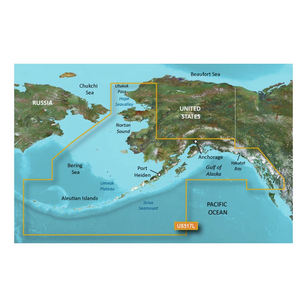 Garmin BlueChart g3 Vision HD - VUS517L - Alaska South - microSD/SD [010-C0887-00] - Houseboatparts.com