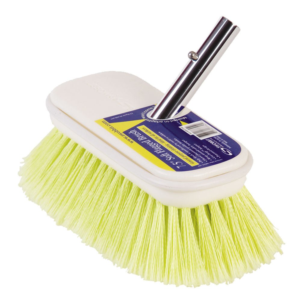 Swobbit 7.5" Soft Flagged Brush - Yellow [SW77345] - Houseboatparts.com