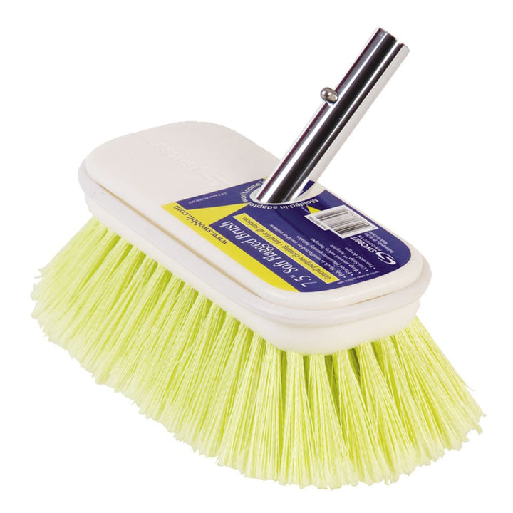 Swobbit 7.5" Soft Flagged Brush - Yellow [SW77345] - Houseboatparts.com