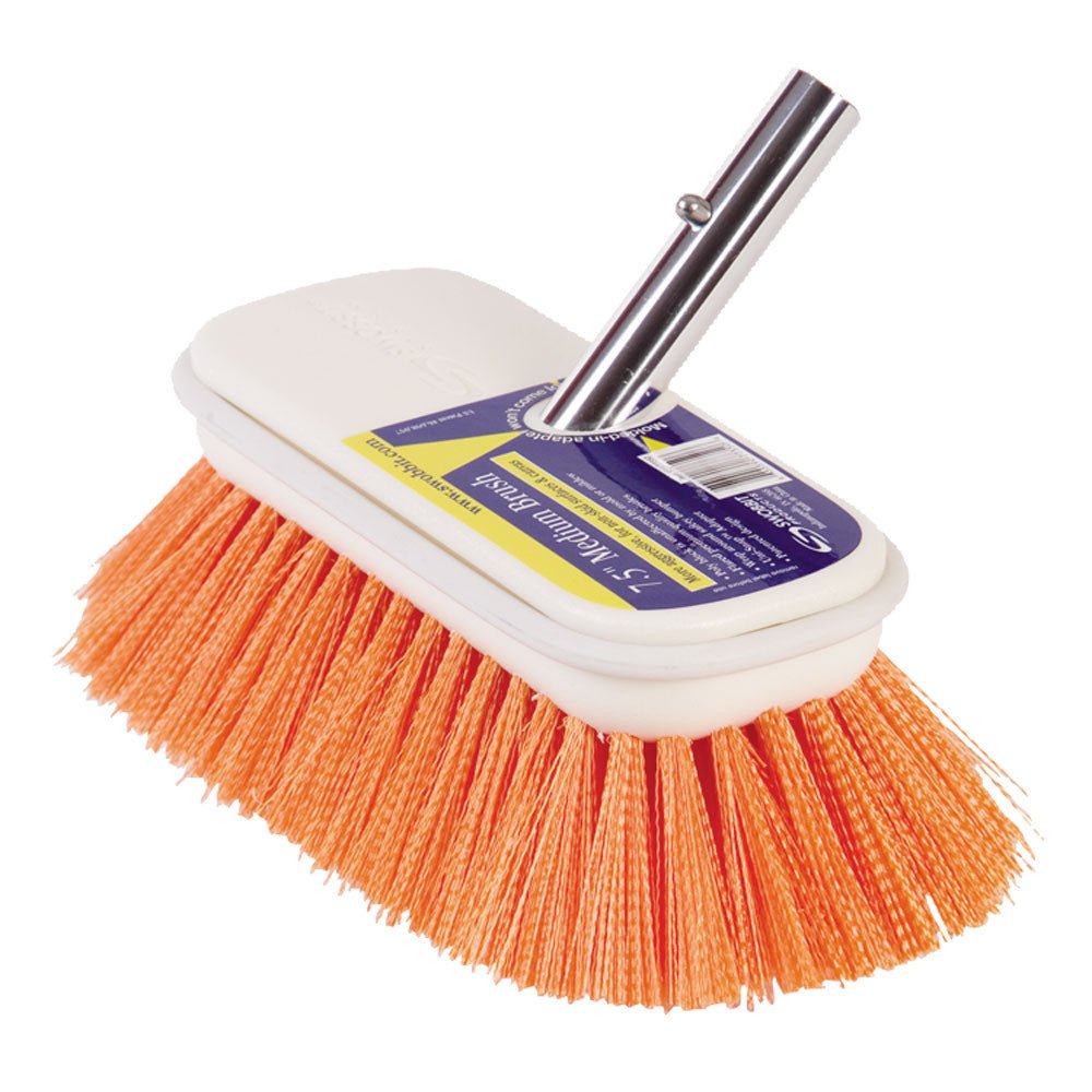 Swobbit 7.5" Medium Brush - Orange [SW77350] - Houseboatparts.com