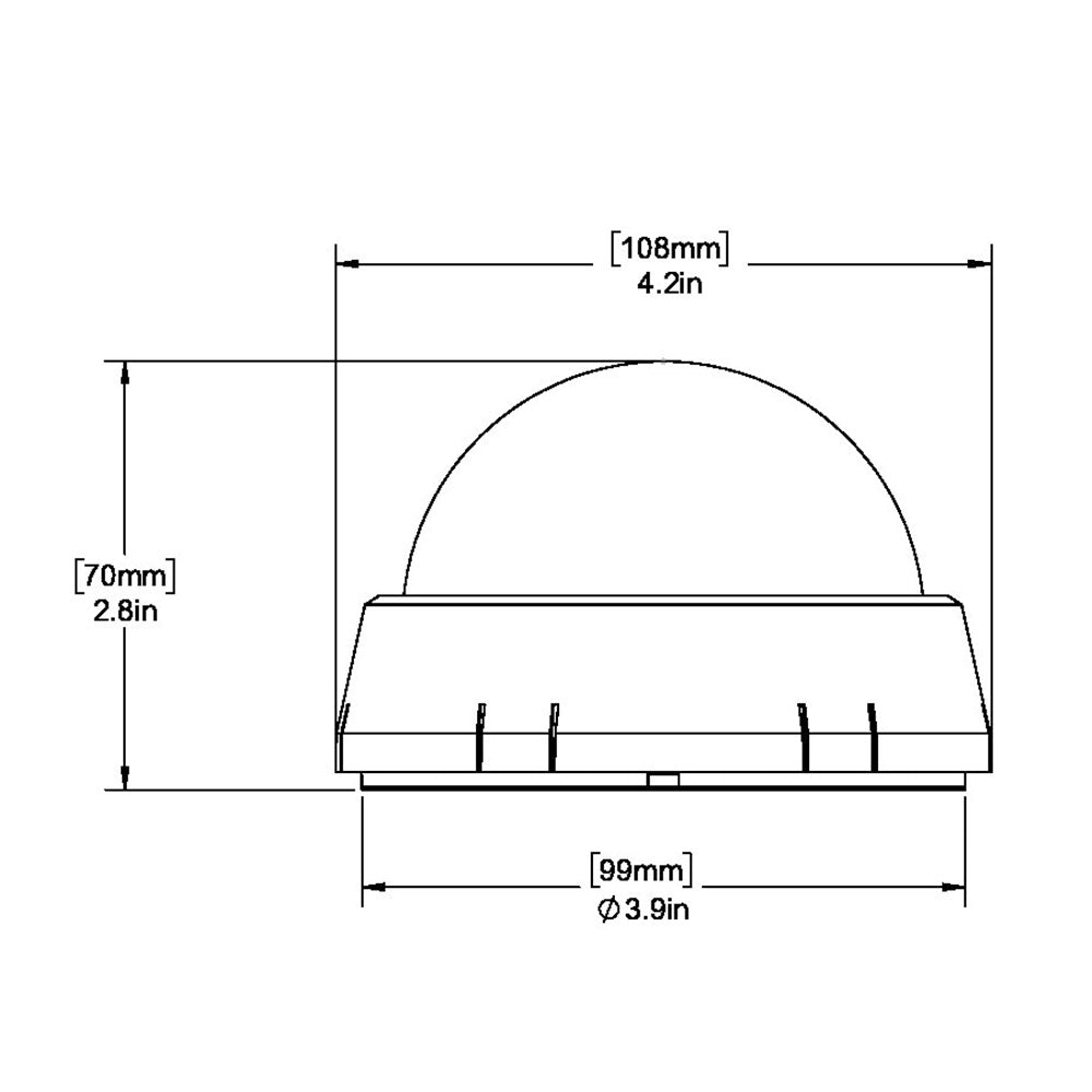 Ritchie XP-98W X-Port Tactician Compass - Surface Mount - White [XP-98W] - Houseboatparts.com