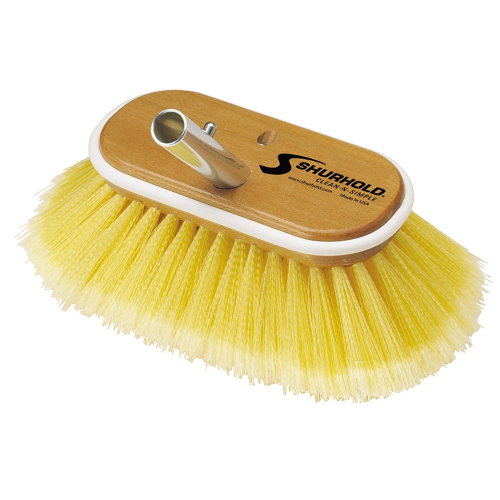 Shurhold 6" Polystyrene Soft Bristles Deck Brush [960] - Houseboatparts.com