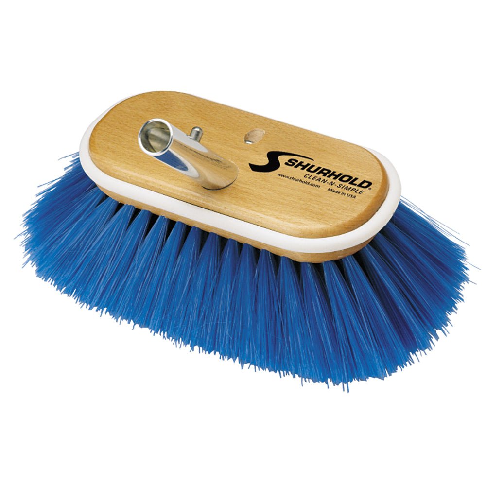 Shurhold 6" Nylon Extra Soft Bristles Deck Brush [970] - Houseboatparts.com