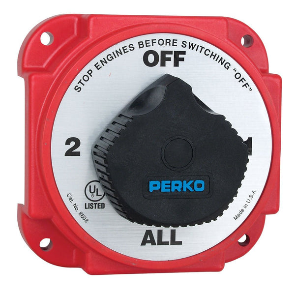 Perko Heavy Duty Battery Selector Switch w/Alternator Field Disconnect [8603DP] - Houseboatparts.com