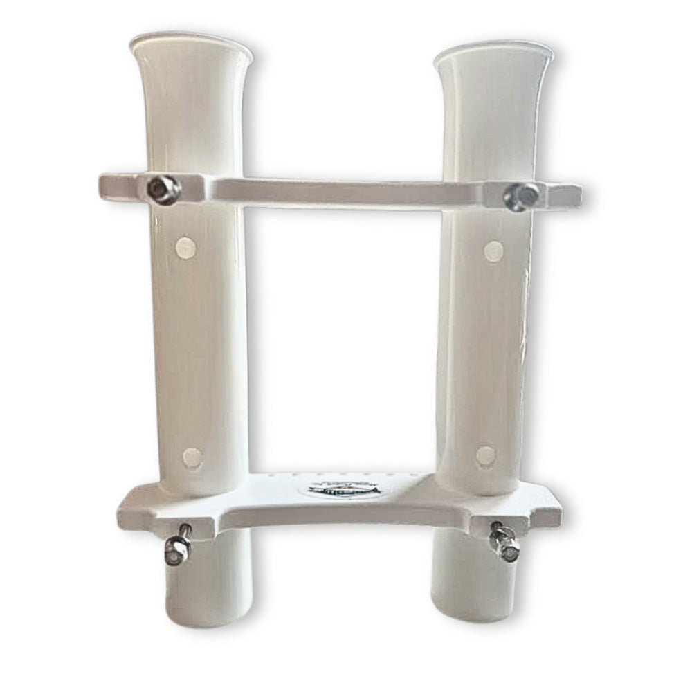 Deep Blue Marine RH - 2 Double Rod Holder w/Plier and Knife Storage [RH - 2] - Houseboatparts.com
