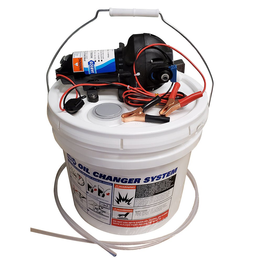 Jabsco DIY Oil Change System w/Pump & 3.5 Gallon Bucket [17850-1012] - Houseboatparts.com