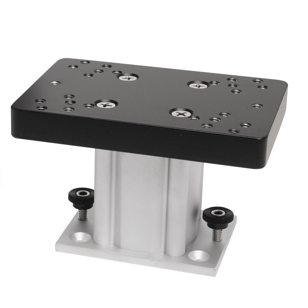 Cannon Aluminum Fixed Base Downrigger Pedestal - 4" [1904030] - Houseboatparts.com