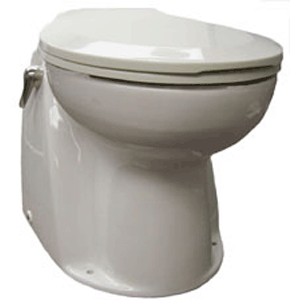 Raritan Atlantes Freedom w/ Vortex-Vac - Household Style - White - Freshwater Solenoid - Smart Toilet Control - 12v [AVHWF01201] - Houseboatparts.com