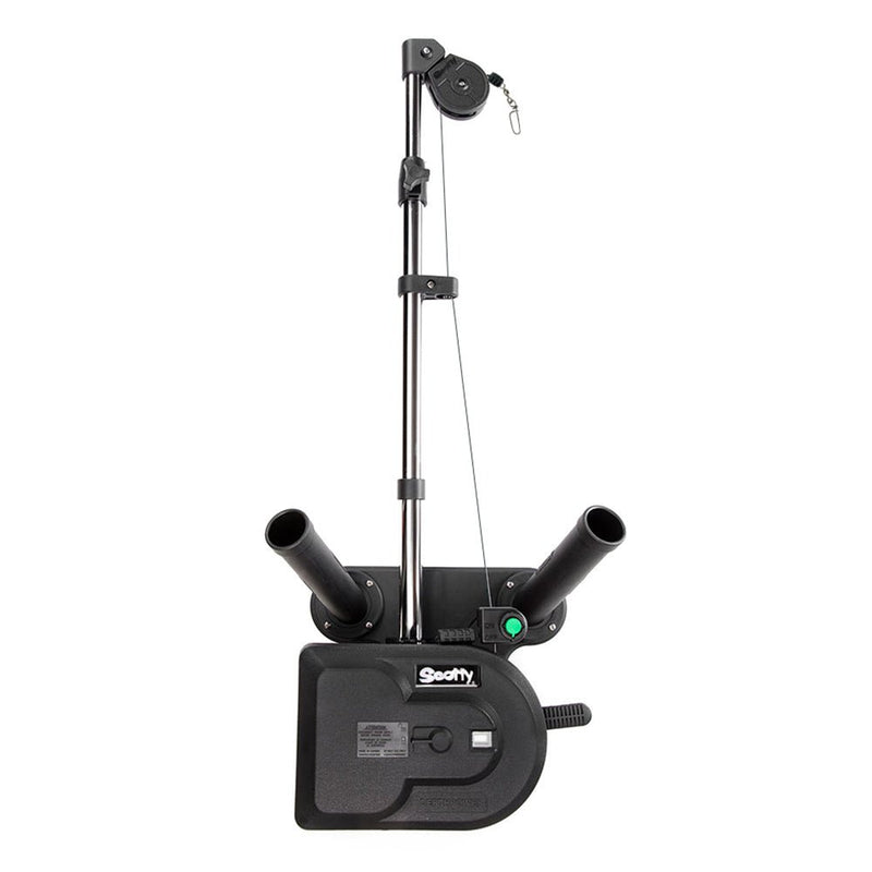 Scotty 1116 Propack 60" Telescoping Electric Downrigger w/ Dual Rod Holders and Swivel Base [1116] - Houseboatparts.com