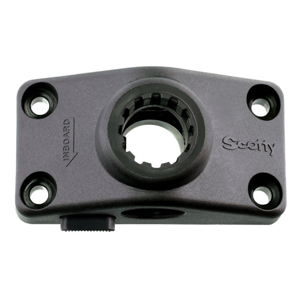 Scotty 241 Locking Combination Side or Deck Mount - Black [241L-BK] - Houseboatparts.com