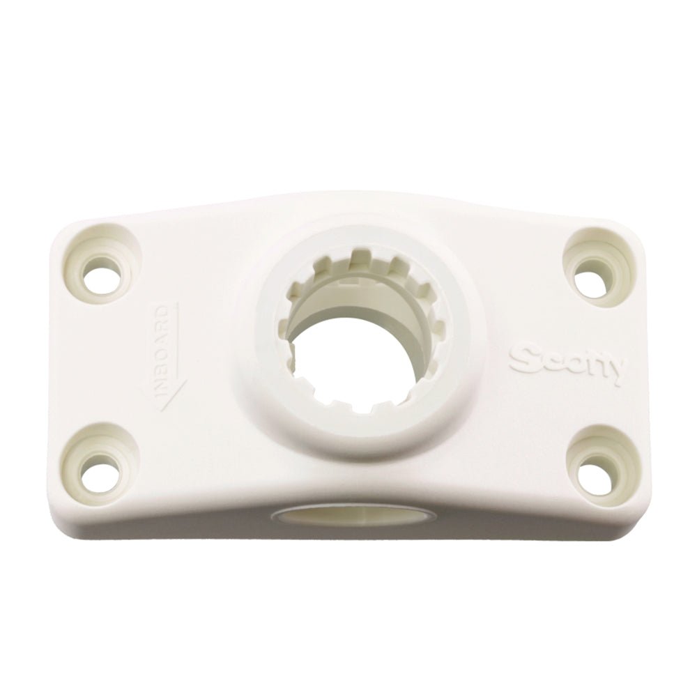 Scotty Combination Side / Deck Mount - White [241-WH] - Houseboatparts.com