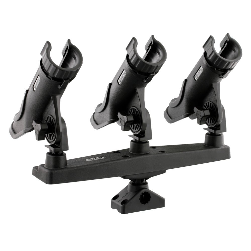 Scotty Triple Rod Holder w/3 230 Power Lock Rod Holders [256] - Houseboatparts.com