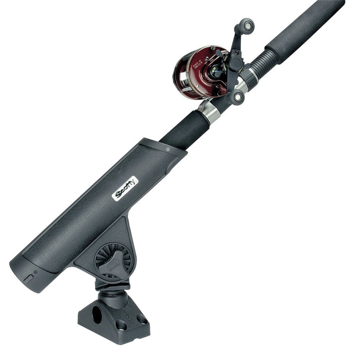 Scotty Rodmaster II Rod Holder w/241 Deck/Side Mount - Black [350] - Houseboatparts.com