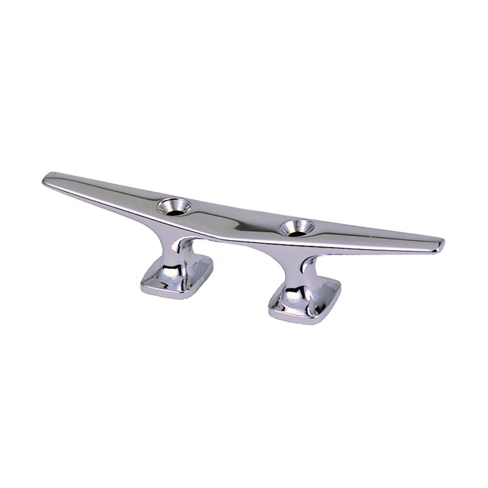 Perko 6.5" Open Base Cleat - Chrome Plated Zinc [1252DP0CHR] - Houseboatparts.com