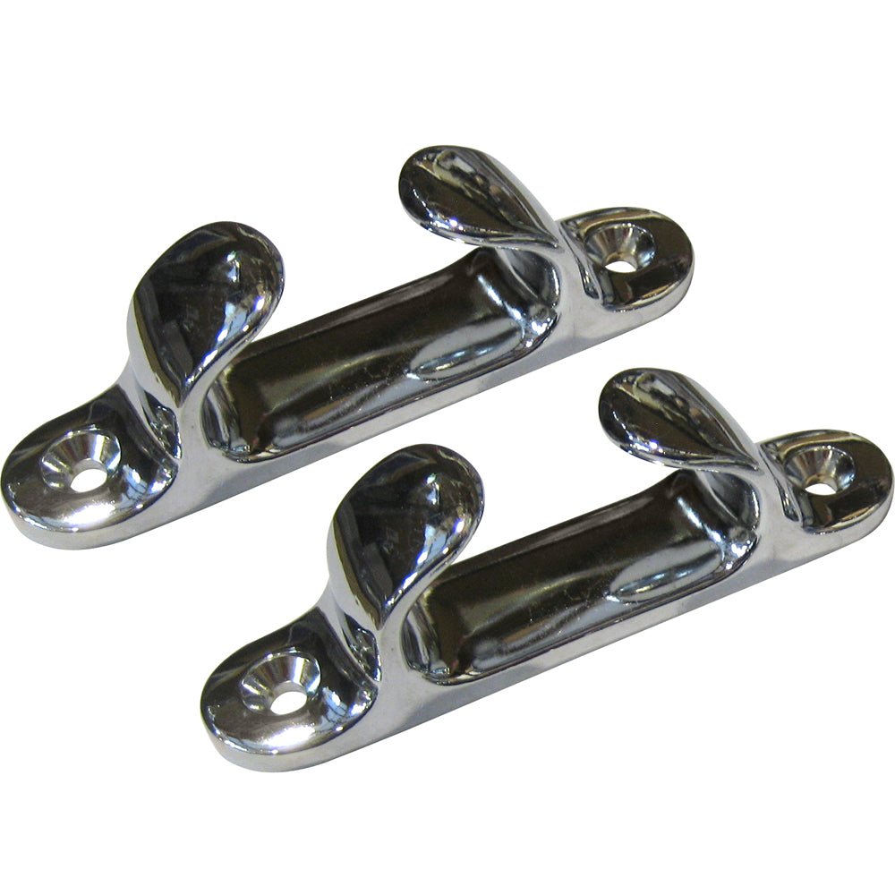 Perko 4" Straight Chock - Chrome Plated Zinc [1230DP0CHR] - Houseboatparts.com