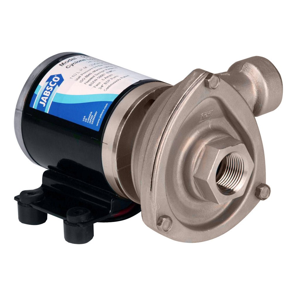 Jabsco Low Pressure Cyclon Centrifugal Pump - 12V [50840-0012] - Houseboatparts.com