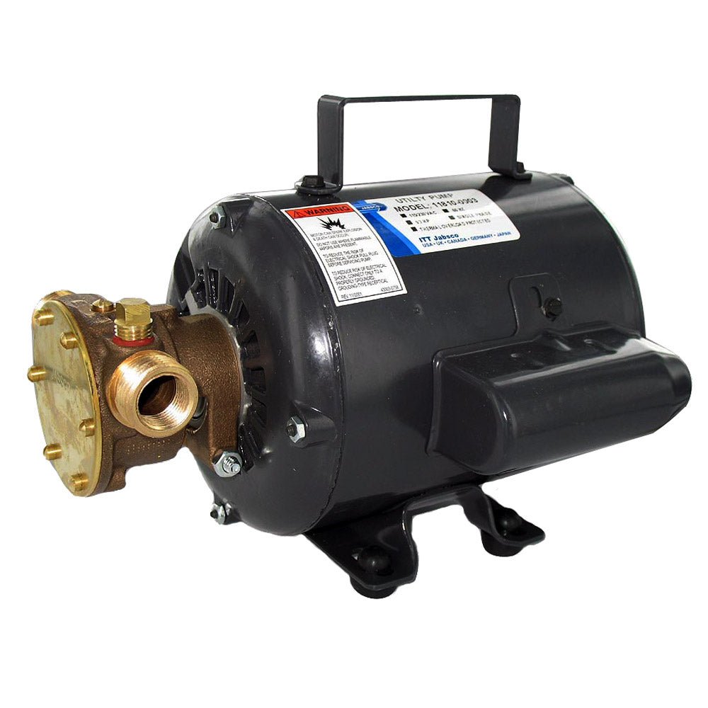 Jabsco Bronze AC Motor Pump Unit - 115v [11810-0003] - Houseboatparts.com