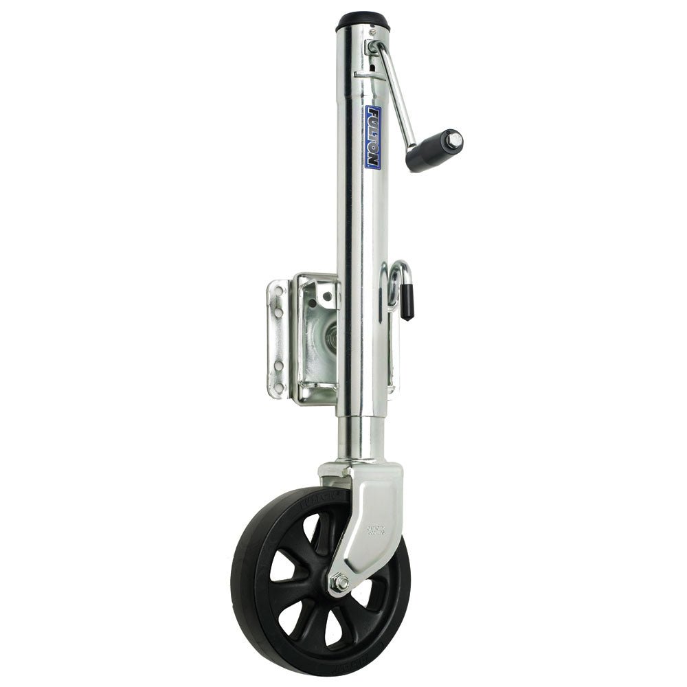 Fulton Single Wheel 1,500 lbs. Bolt-Thru Swivel Jack [XP15 0101] - Houseboatparts.com