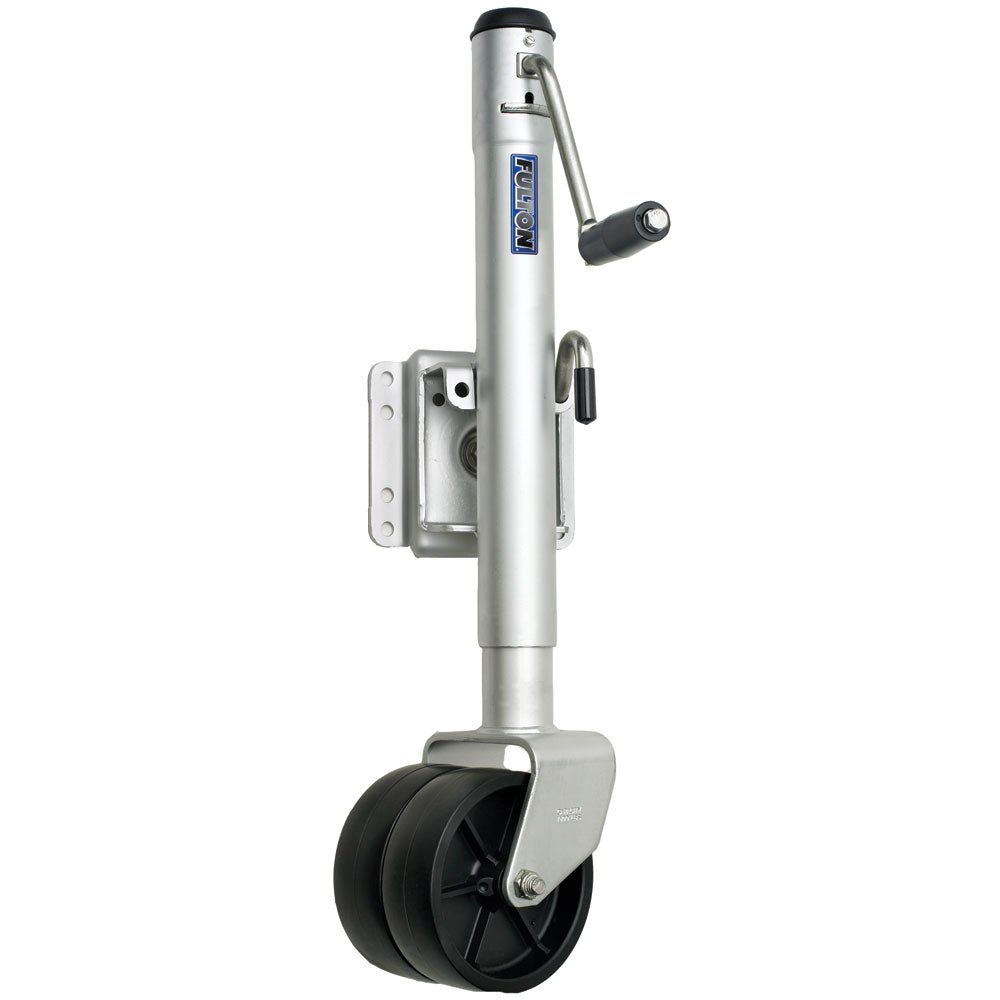 Fulton Dual Wheel 1,500 lbs. Bolt-Thru Swivel Jack [XPD15L0101] - Houseboatparts.com