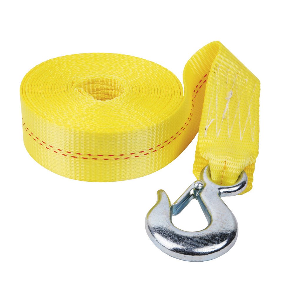 Fulton 2" x 20' Heavy Duty Winch Strap and Hook - 4,000 lbs. Max Load [WS20HD0600] - Houseboatparts.com