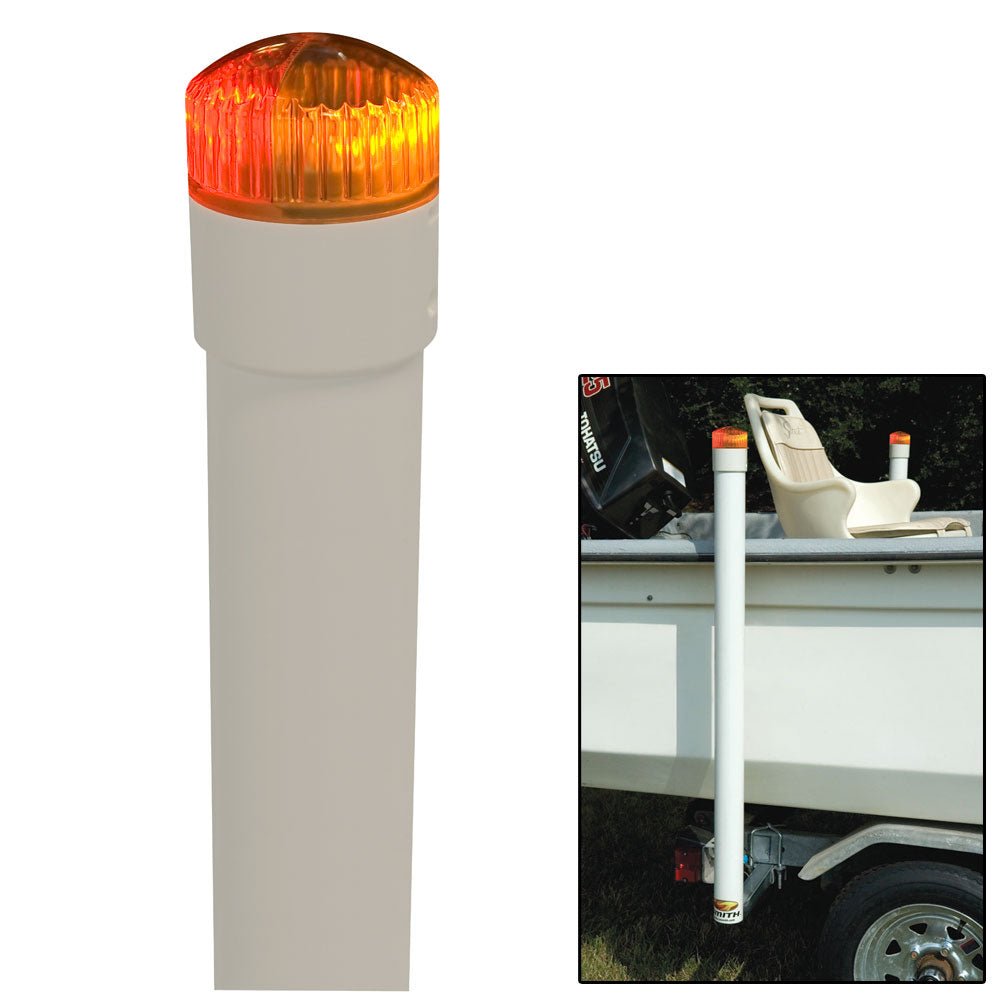 C.E. Smith 40" Post Guide-On With L.E.D. Lighted Posts [27740] - Houseboatparts.com