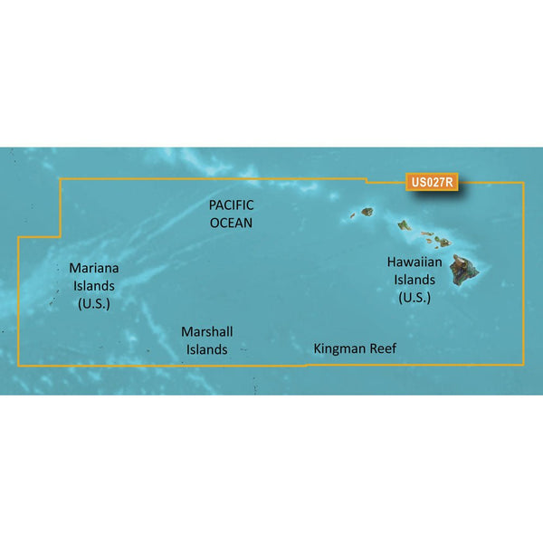 Garmin BlueChart g3 HD - HXUS027R - Hawaiian Islands - Mariana Islands - microSD/SD [010-C0728-20] - Houseboatparts.com