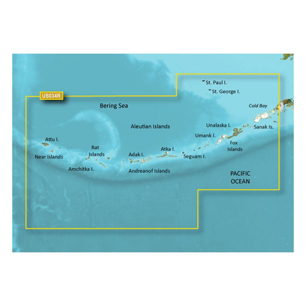 Garmin BlueChart g3 Vision HD - VUS034R - Aleutian Islands - microSD/SD [010-C0735-00] - Houseboatparts.com