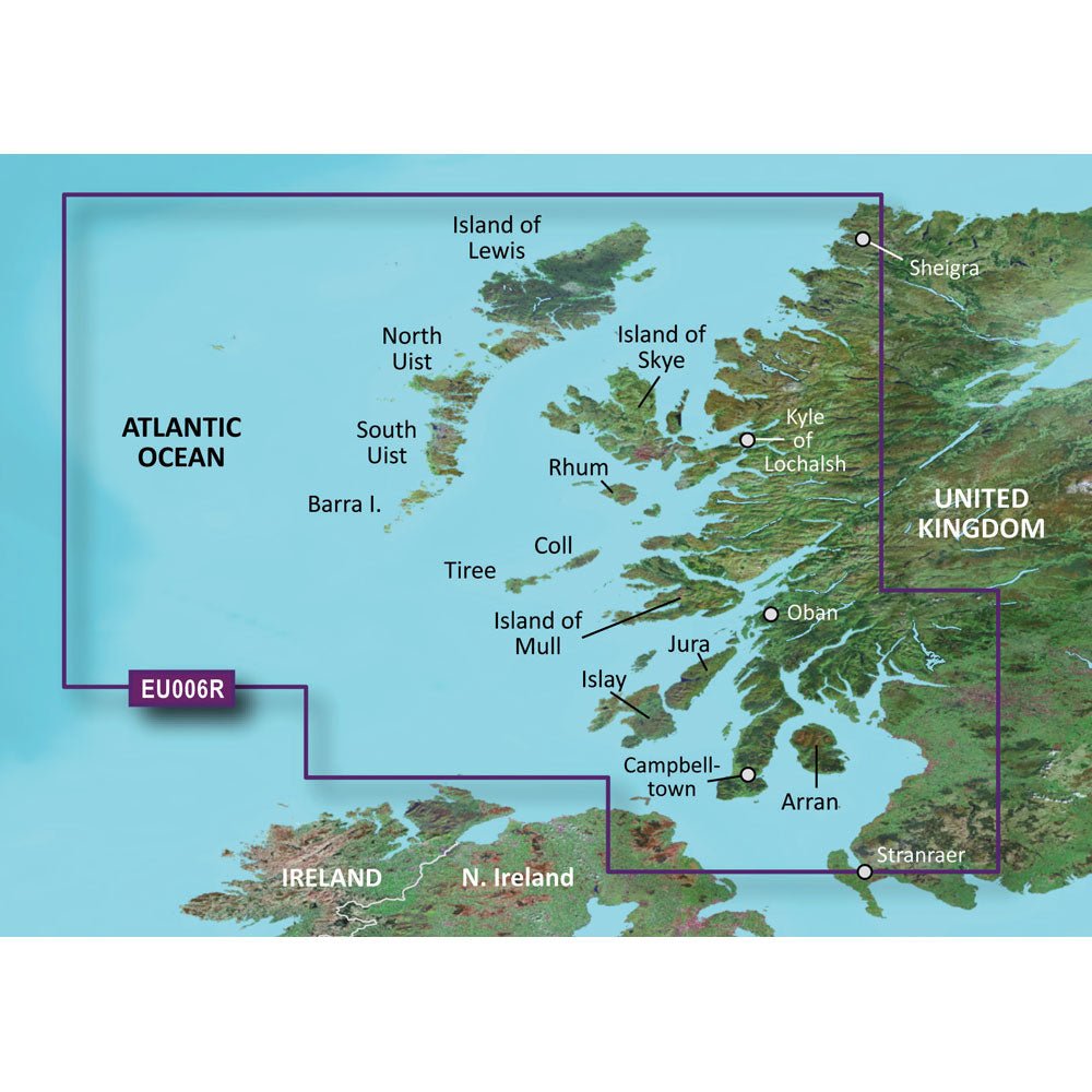 Garmin BlueChart g3 HD - HXEU006R - Scotland West Coast - microSD/SD [010-C0765-20] - Houseboatparts.com