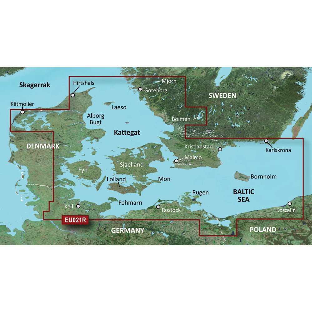 Garmin BlueChart g3 HD - HXEU021R - Denmark East Sweden Southeast - microSD/SD [010-C0777-20] - Houseboatparts.com