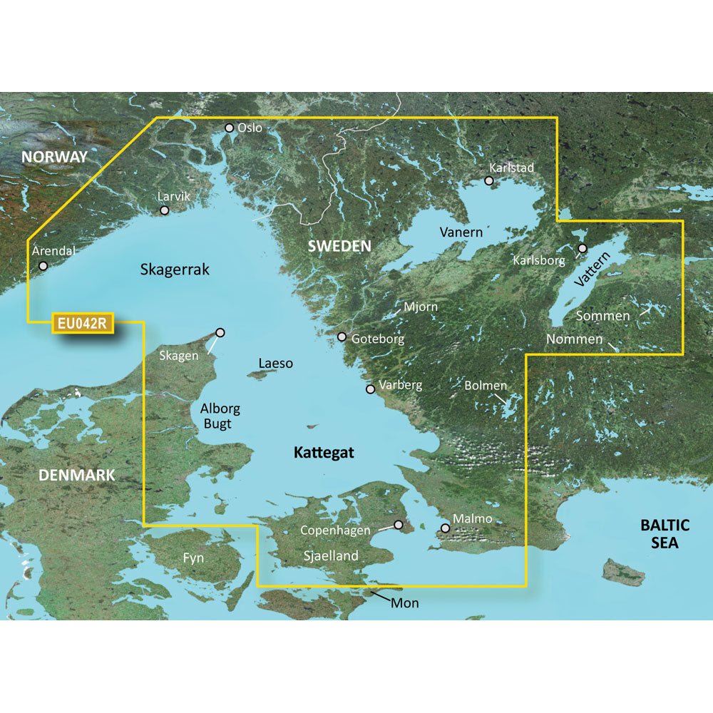 Garmin BlueChart g3 HD - HXEU042R - Oslo to Trelleborg - microSD/SD [010-C0779-20] - Houseboatparts.com