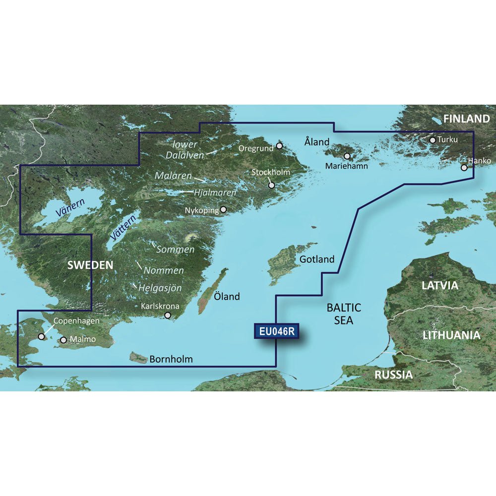 Garmin BlueChart g3 HD - HXEU046R - Oregrund Aland to Malmo - microSD/SD [010-C0782-20] - Houseboatparts.com