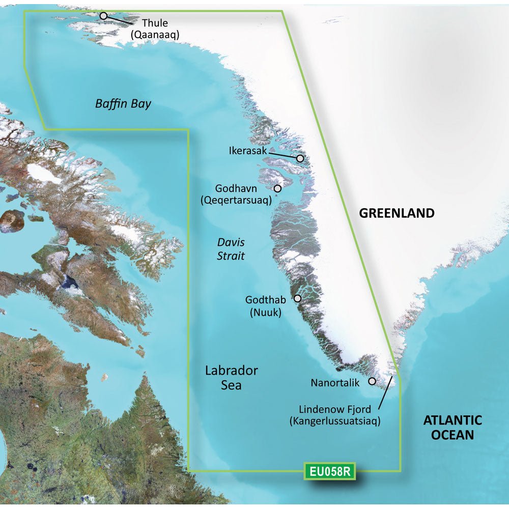 Garmin BlueChart g3 HD - HEU064R - Greenland - microSD/SD [010-C1001-20] - Houseboatparts.com