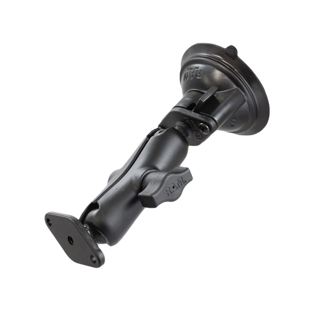 RAM Mount Base Suction Mount Twist Lock - Requires RAM Cradle [RAM-B-166U] - Houseboatparts.com