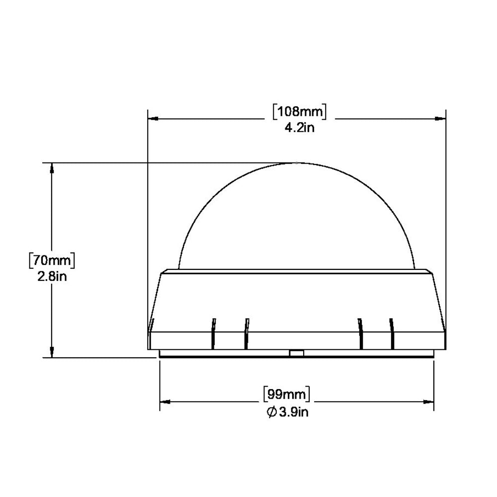 Ritchie XP-99W Kayaker Compass - Surface Mount - White [XP-99W] - Houseboatparts.com