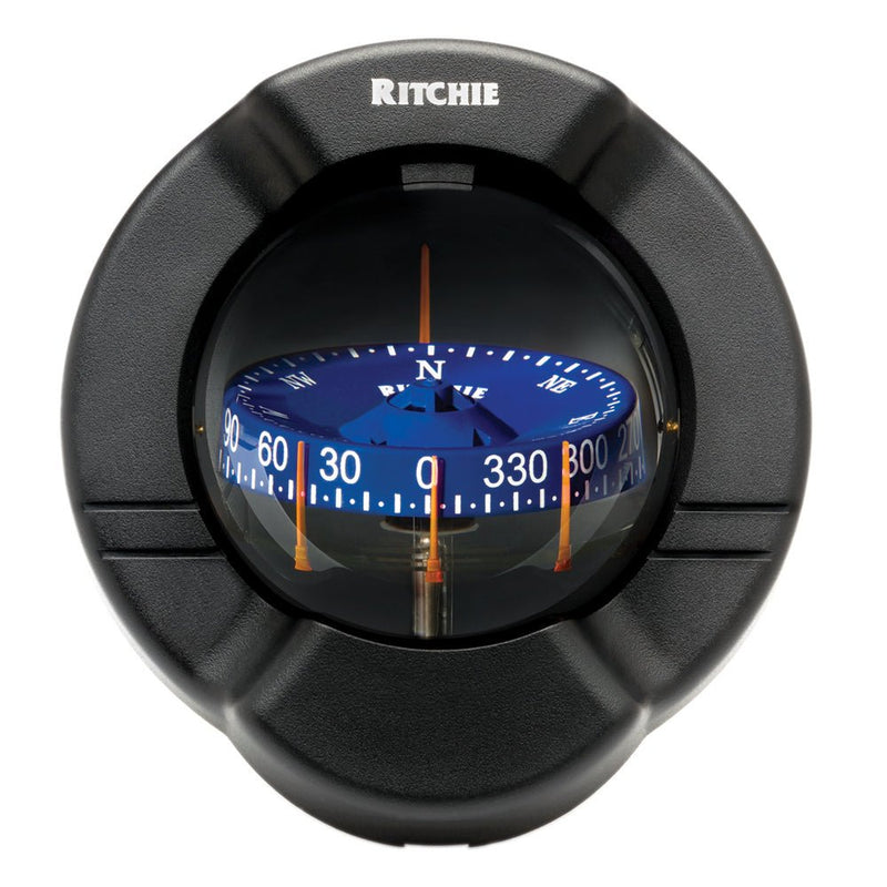 Ritchie SS-PR2 SuperSport Compass - Dash Mount - Black [SS-PR2] - Houseboatparts.com