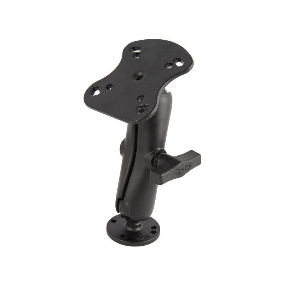 RAM Mount Humminbird / Lowrance Elite/Mark Series Mount f/ Units Under 10lbs. [RAM-107U] - Houseboatparts.com