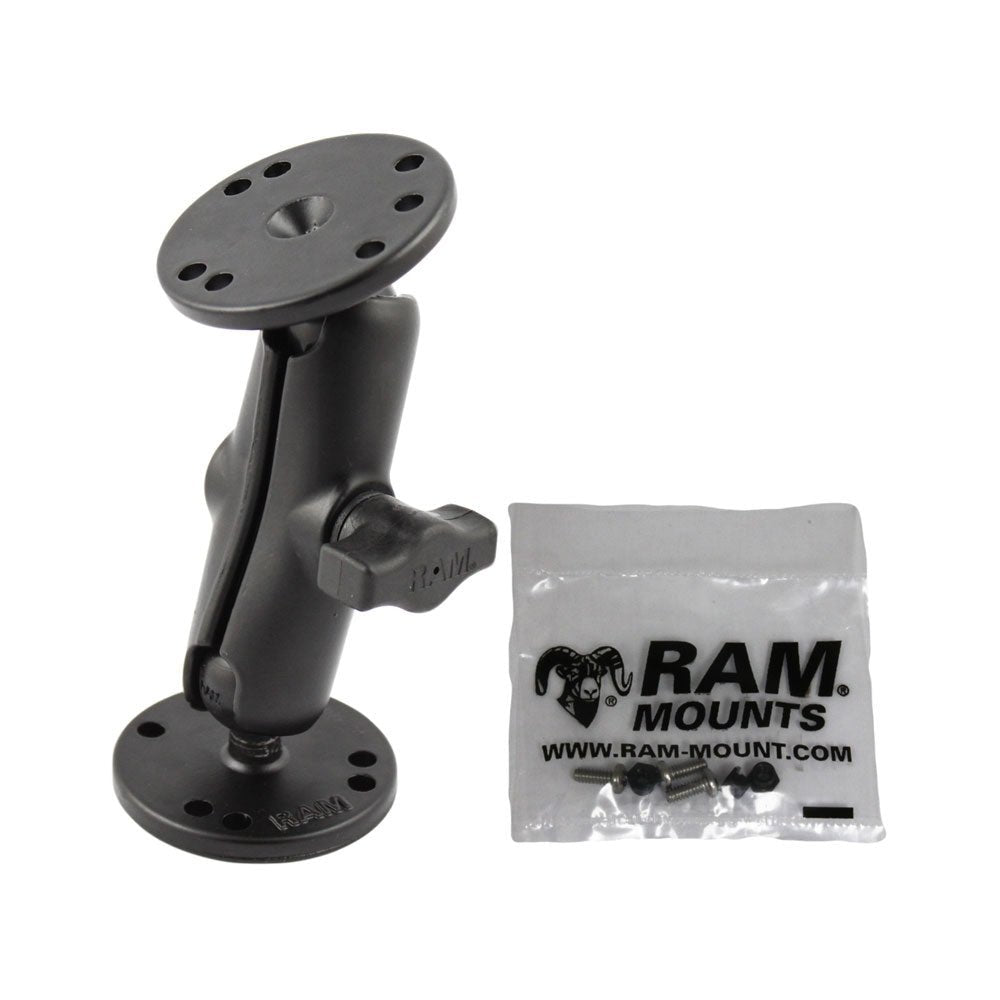RAM Mount Double Socket Arm f/Garmin Marine Fixed Mount GPS 1" [RAM-B-101-G2U] - Houseboatparts.com