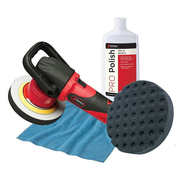 Shurhold Dual Action Polisher Start Kit w/Pro Polish, Pad & MicroFiber Towel [3101] - Houseboatparts.com