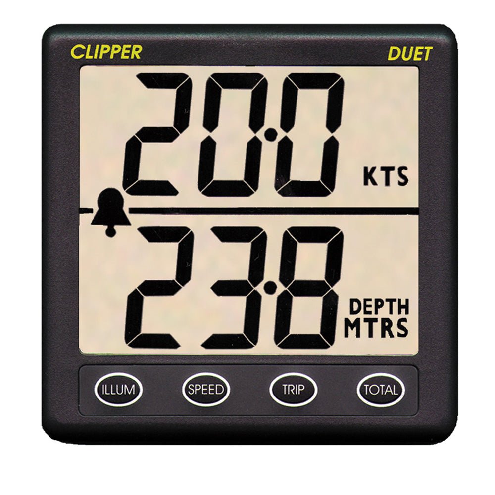 Clipper Duet Instrument Depth Speed Log w/Transducer [CL-DS] - Houseboatparts.com