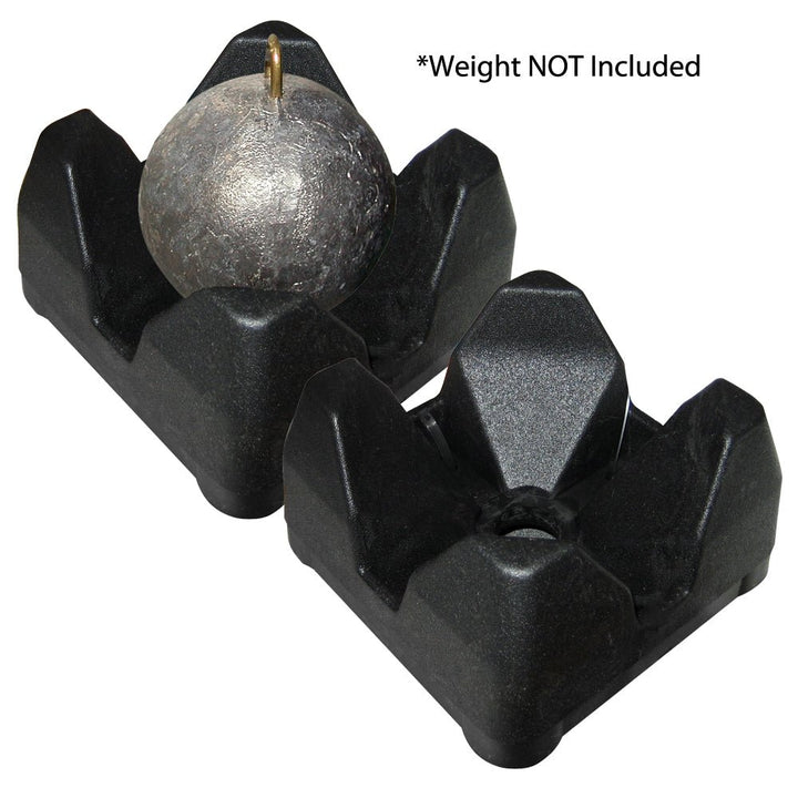 Scotty 3022-BK Weight Mate - Black 2 Pack [3022-BK] - Houseboatparts.com